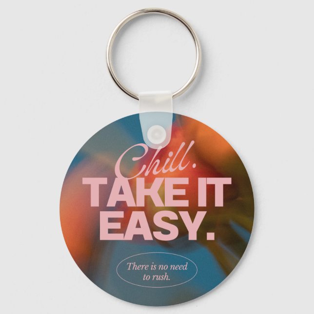 Aesthetic Motivational Keyring  (Front)