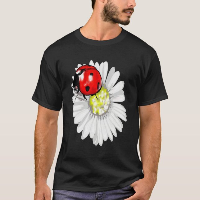 Aesthetic Nature Summer Ladybird Nature T-Shirt (Front)