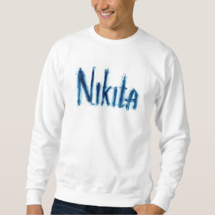 Aesthetic "Nikita" Personalized Script Art - Custo Sweatshirt