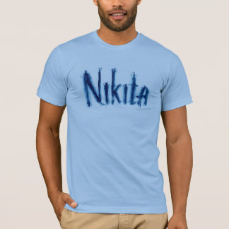 Aesthetic "Nikita" Personalized Script Art - Custo T-Shirt