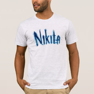 Aesthetic "Nikita" Personalized Script Art - Custo T-Shirt