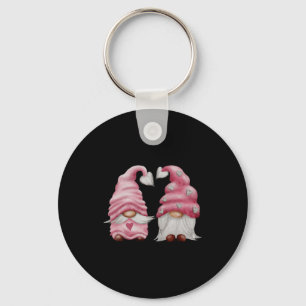Aesthetic Nk Gnome Valentines Day Decor For Women  Keychain
