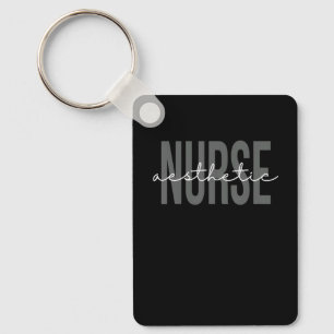 Aesthetic Nurse Cosmetic Future Nurse Registered N Keychain