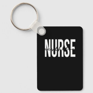Aesthetic Nurse Cosmetic Future Nurse Registered N Keychain