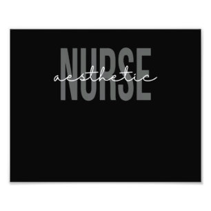 Aesthetic Nurse Cosmetic Future Nurse Registered N Photo Print
