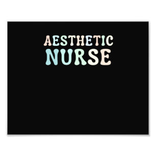 Aesthetic Nurse Cosmetic Future Nurse Registered N Photo Print