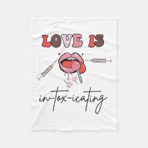 Aesthetic Nurse Injector Valentine Filler Dysport  Fleece Blanket