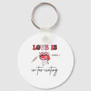 Aesthetic Nurse Injector Valentine Filler Dysrt  Keychain
