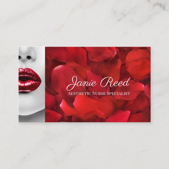 Aesthetic Nurse Specialist Injector Business Card (Front)