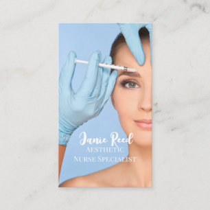 Aesthetic Nurse Specialist Injector Business Card