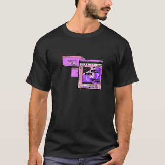 Aesthetic PC Browser Vaporwave Sad Illustration T-Shirt