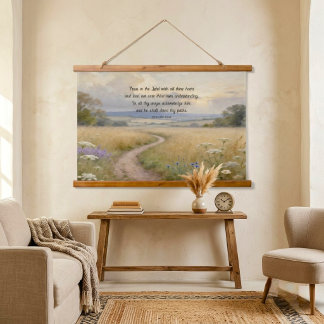 Aesthetic Personalized Bible Verse Hanging Tapestry