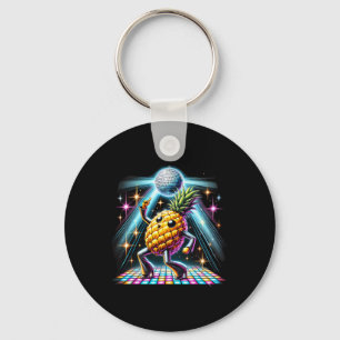 Aesthetic Pineapple Disco Dancer Spooky Dance Kids Keychain