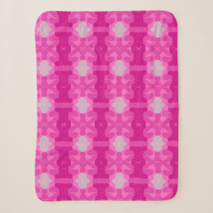 Aesthetic pink art abstract background sherpa blanket