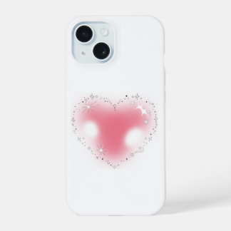 Aesthetic Pretty Pink Heart Phone Case