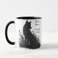 aesthetic quotes mug- black wolf t-shirts