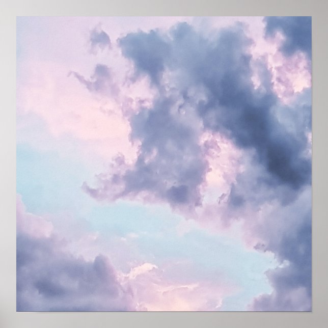 Aesthetic Sky and Cloud Poster (Front)