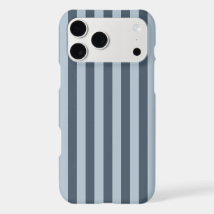 Aesthetic Slate Blue Stripes Minimalist Pattern