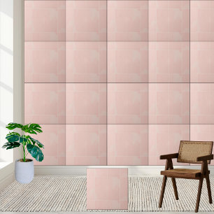 Aesthetic Soft Blush Pink Marble Ceramic Tile 