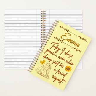 Aesthetic Soft Girl Energy Journal Spiral Notebook