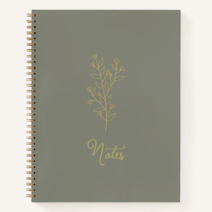 Aesthetic Spiral Journal Notebook