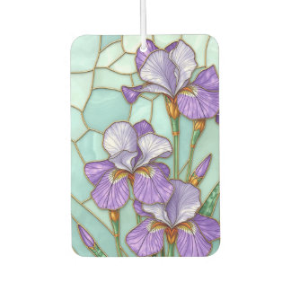 Aesthetic Stained Glass Iris Air Freshener