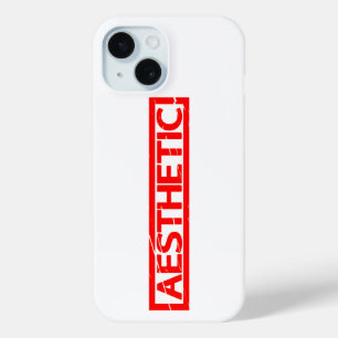Aesthetic Stamp iPhone 15 Case