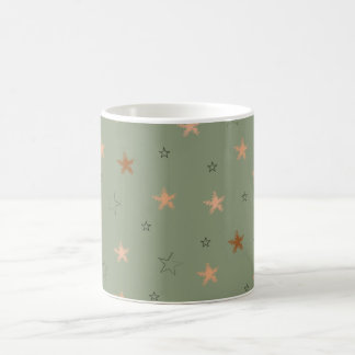 Aesthetic Star Pattern Coffee Mug