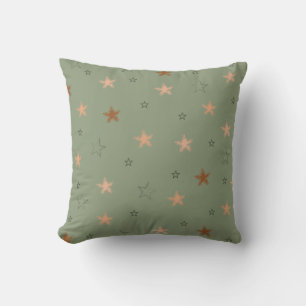 Aesthetic Star Pattern Throw Pillow