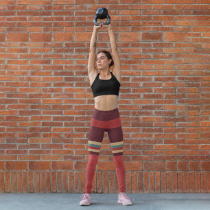 Aesthetic Stripe Capri Leggings