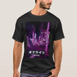 Aesthetic Style Vaporwave Japan 80s Meme Sad Glitc T-Shirt