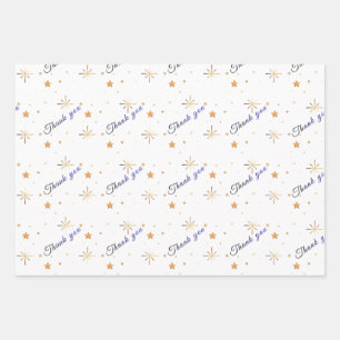 Aesthetic Thank You Wrapping Paper  Party Favors