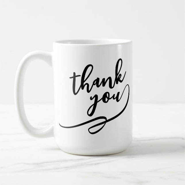 aesthetic thankyou mug  (Left)