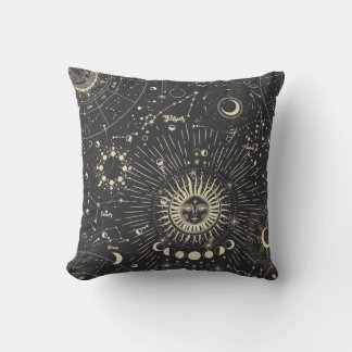 Aesthetic throw pillow
