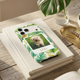 Aesthetic Tropical Polaroid Pet Lover Name