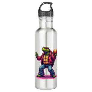 Aesthetic Turtle Disco T-Shirt 710 Ml Water Bottle