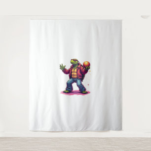 Aesthetic Turtle Disco T-Shirt Tapestry