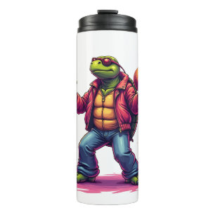 Aesthetic Turtle Disco T-Shirt Thermal Tumbler