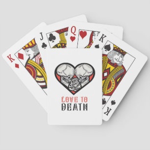Aesthetic Valentines Till Death Do Us Part Playing Cards
