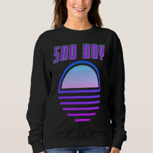 Aesthetic Vaporwave Retro 90s 80s Sad Boy Sweatshirt