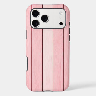 Aesthetic Vertical Wood Pattern Pink Colour 