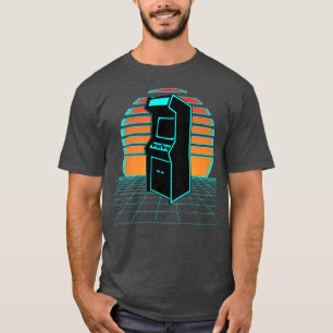 Aesthetic Video Gaming Arcade Game Machine 80s Sty T-Shirt