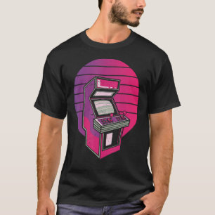 Aesthetic Video Gaming Arcade Game Machine 80s Sty T-Shirt