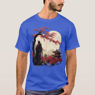 Aesthetic Vintage Samurai Japanese Art Samurai Ret T-Shirt