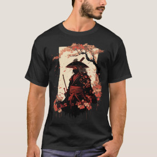 Aesthetic Vintage Samurai Japanese Art Samurai Ret T-Shirt