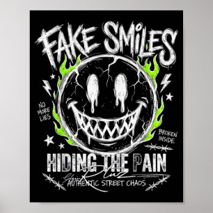 Aesthetic Vintage Streetwear Fashion Women Men Ret Poster