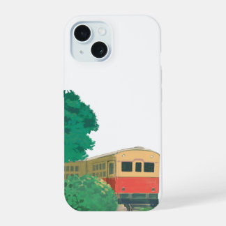 Aesthetic Vintage Train Art Print | Nature Travel iPhone 15 Case