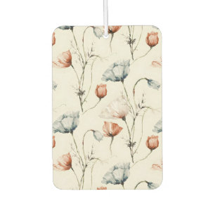 Aesthetic Watercolor Patriotic Wildflowers Air Freshener