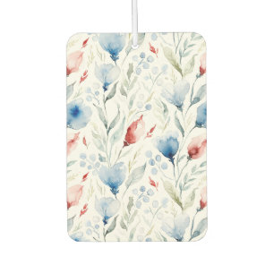 Aesthetic Watercolor Patriotic Wildflowers Air Freshener