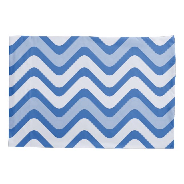 Aesthetic Waves Pillowcase (Back-Left)